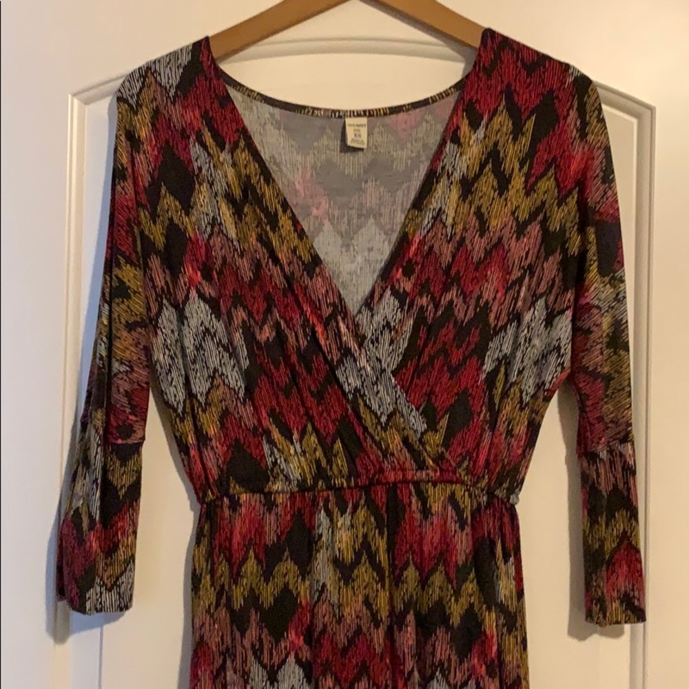 GUC knit chevron print dress